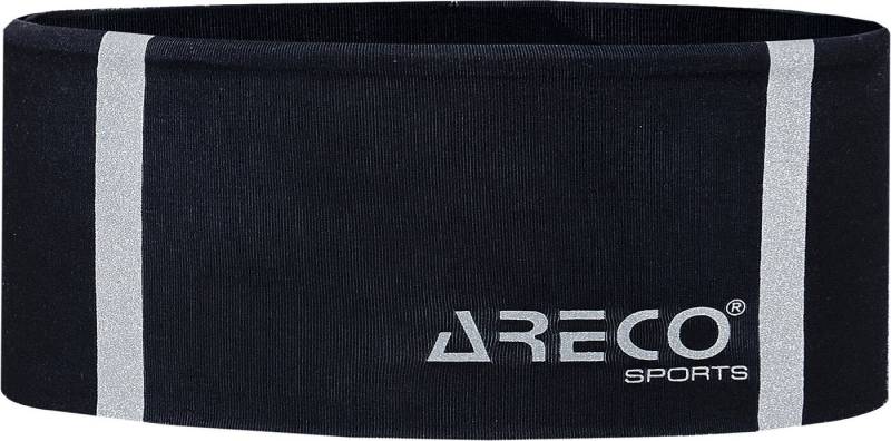 Areco Stirnband Funktions-/ Sport-Stirnband reflektierend schwarz von Areco