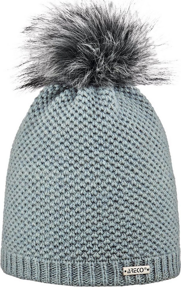 Areco Stirnband Pudelmütze H-BLAU von Areco