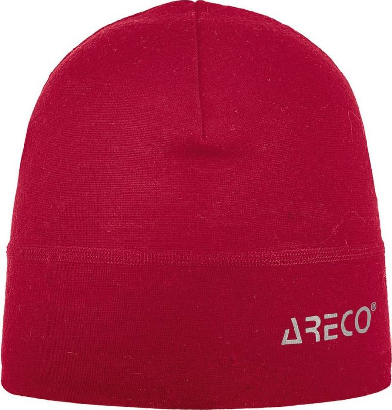 Areco Strickmütze Funktionsmütze / Laufmütze weinrot von Areco