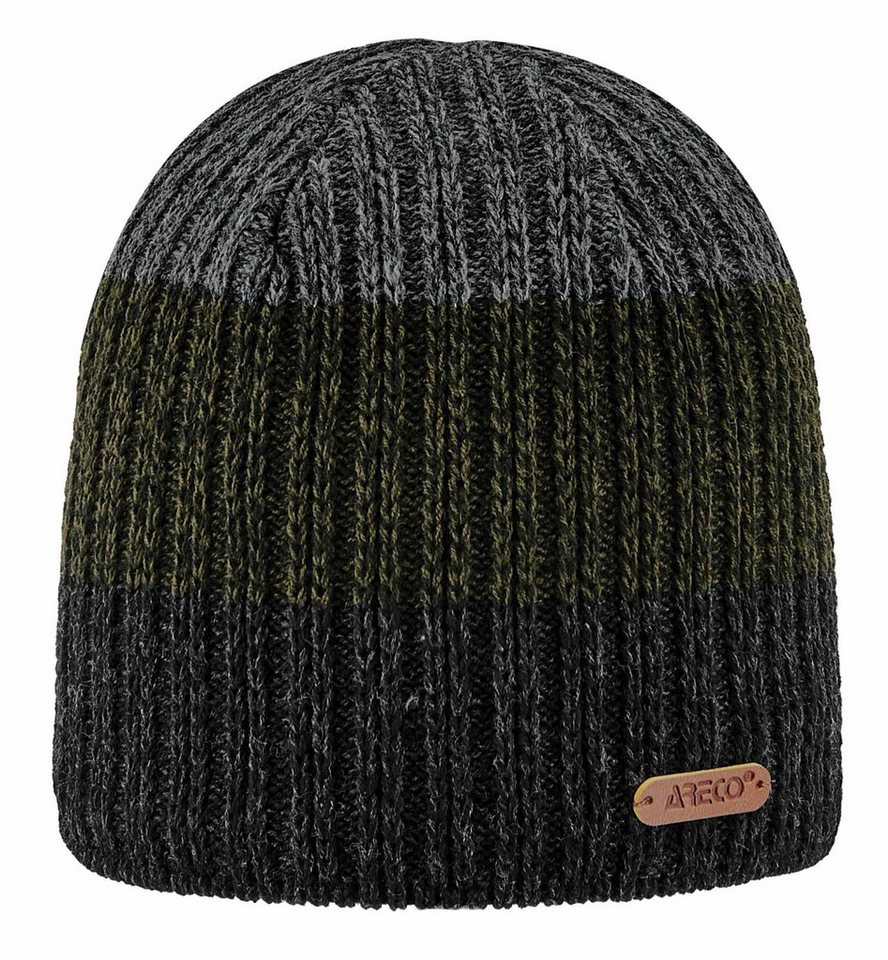 Areco Strickmütze warm aus Funktionsfaser mit Fleece-Innenfutter von Areco