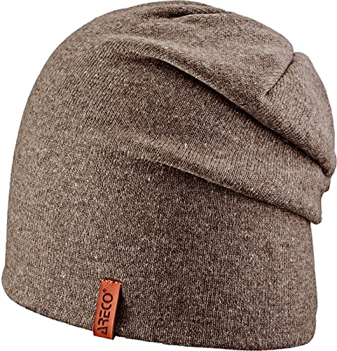 Areco Unisex Kim 20 Beanie-Mütze, Taupe, One Size von Areco