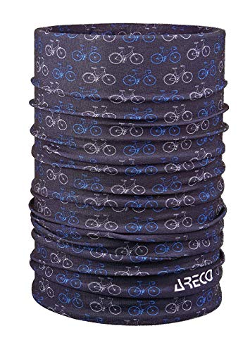 Areco Unisex Multifunktionstuch, Bike Blau, One size von Areco