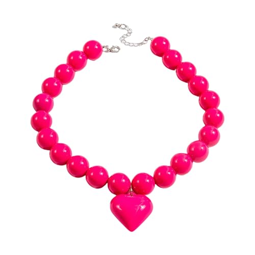 Arecobticy Modische Halskette mit Herz-Anhänger für die moderne Frau, die Eleganz und Stile für den Alltag sucht, Einheitsgröße, Wie beschrieben, Wie beschrieben von Arecobticy