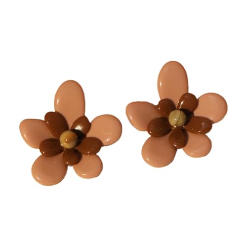 Hypoallergene Acryl-Blumen-Ohrstecker, leicht, bequem, mehrere Farben für den täglichen Gebrauch, Acryl-Blumen-Ohrringe, Einheitsgröße, Wie beschrieben, Wie beschrieben von Arecobticy