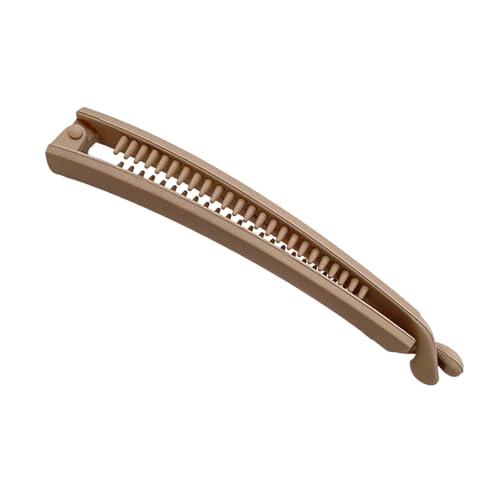 Praktische Bananen-Haarspange, modisches Haarteil, matt, Party-Haar-Accessoires für Volumen, Hochsteckfrisuren, modische Frisuren, koreanischer Pferdeschwanz, Haarnadel von Arecobticy