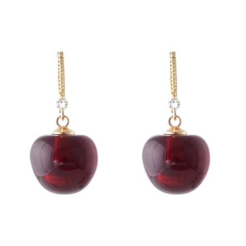 Süße Kirschen-Ohrringe, modischer baumelnder Schmuck, multifunktionales Accessoire, Ohrschmuck für Sammlung und den täglichen Gebrauch, Festival-Ohrringe von Arecobticy