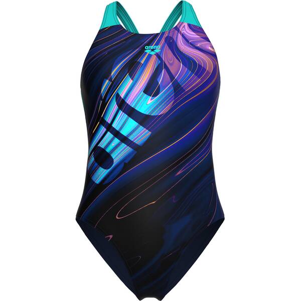 ARENA Damen Schwimmanzug FLOW SWIMSUIT V BACK LB von Arena
