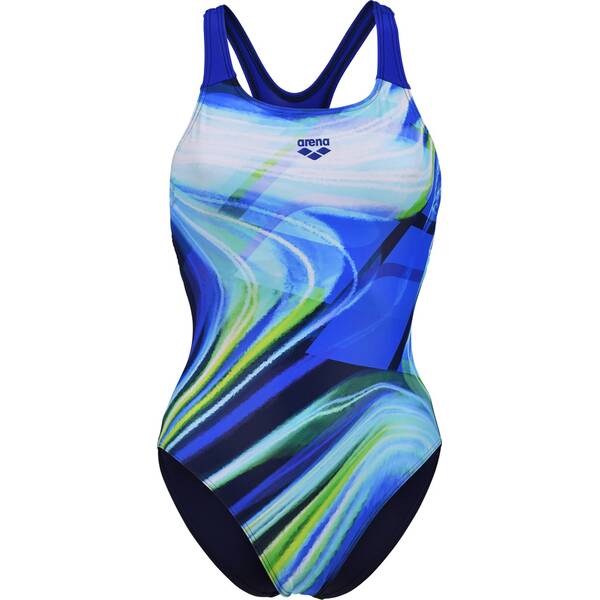 ARENA Damen Schwimmanzug WOMEN'S VISUAL WAVES SWIM PRO BACK LB von Arena