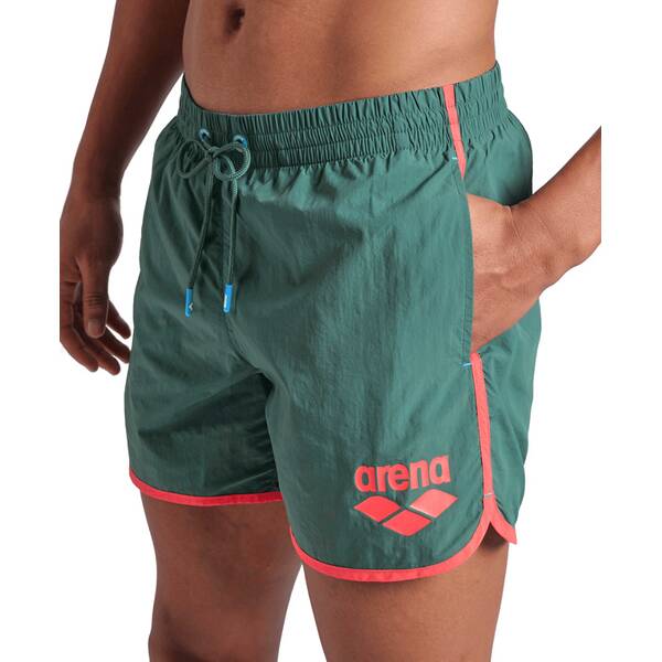 ARENA Herren Badeshorts BIG LOGO BORDERS BEACH SHORT von Arena