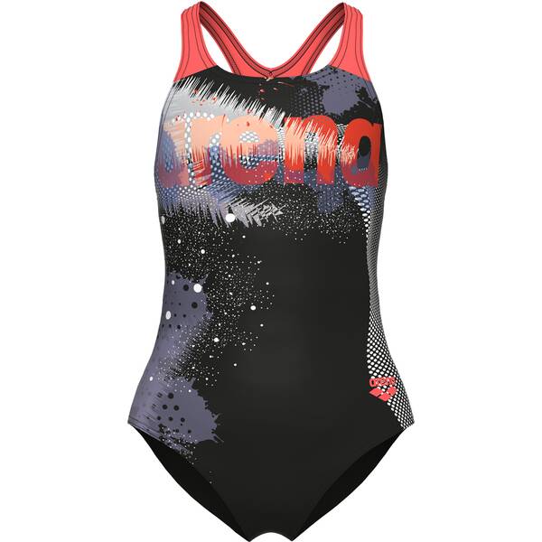 ARENA Kinder Schwimmanzug GIRL'S LIGHT TRICKS SWIMSUIT SWIM PRO BACK von Arena