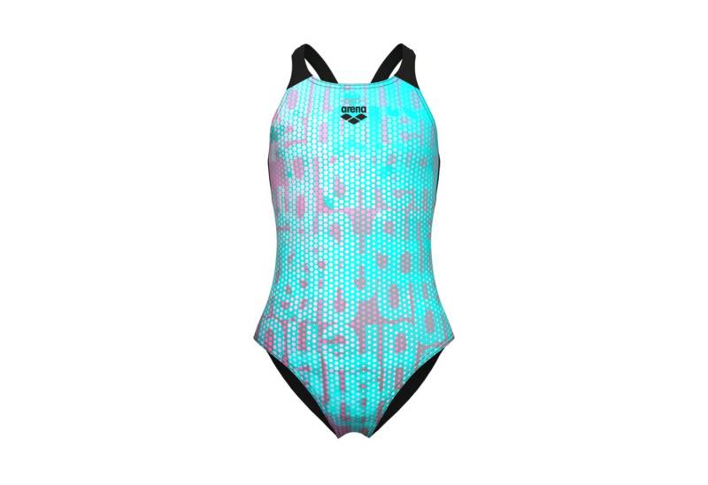 Arena Badeanzug G ARENA MULTI COLOURS SWIMSUIT V BACK für Mädchen (1-St) von Arena