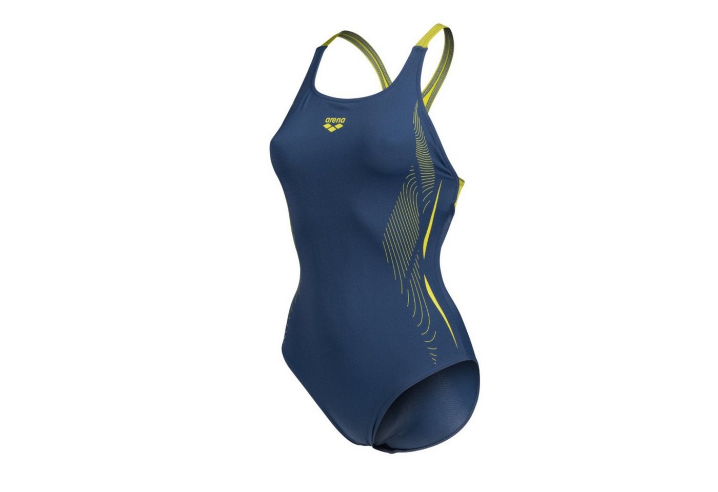 Arena Badeanzug Swimmsuit Swim Pro Graphic langlebig, zu 100 % chlorbeständig von Arena