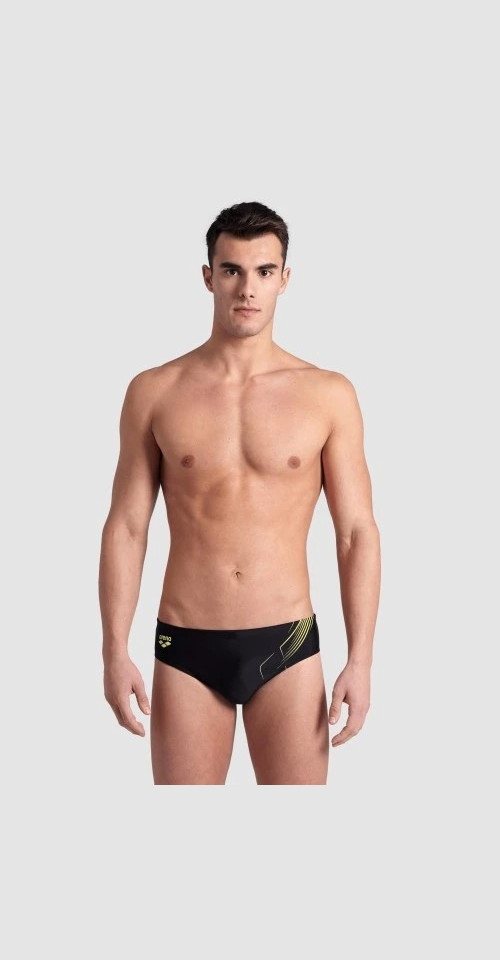Arena Badehose MEN'S ARENA DIVE SWIM BRIEF BLACK-WHITE von Arena