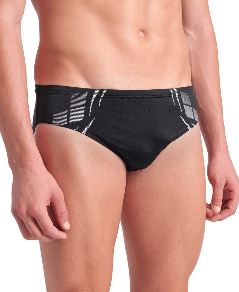 Arena Badehose MEN'S POSEIDONIA SWIM BRIEFS BLACK-WHITE von Arena