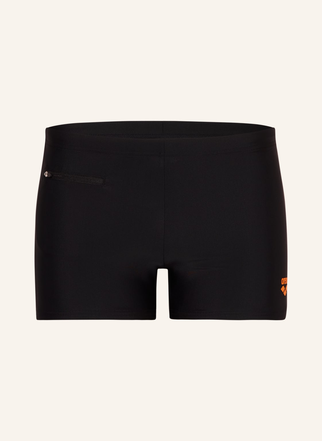 Arena Badehose Zip Mit Uv-Schutz 50+ schwarz von Arena