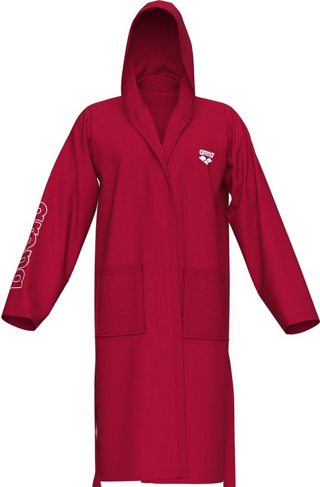 Arena Bademantel ARENA ZEAL ROBE RED-WHITE von Arena