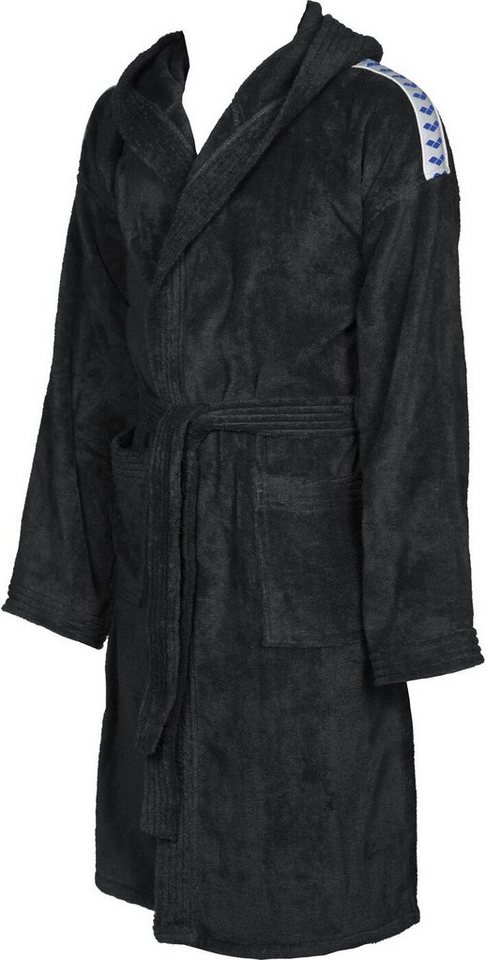 Arena Bademantel CORE SOFT ROBE BLACK WHITE von Arena