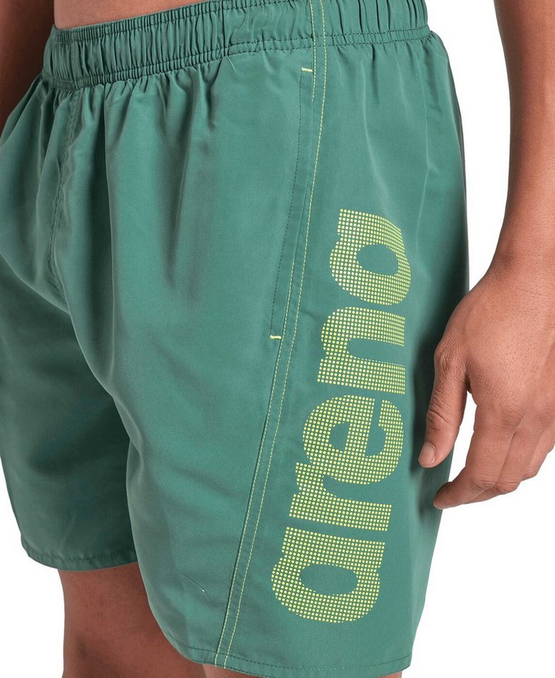Arena Badeshorts FUNDAMENTALS ARENA LOGO BOXER MANGROVE-ARTIC LIME von Arena