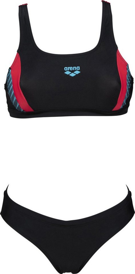 Arena Bikini-Hose W THREEFOLD TWO PIECES BLACK-BLACK-ANGURIA von Arena