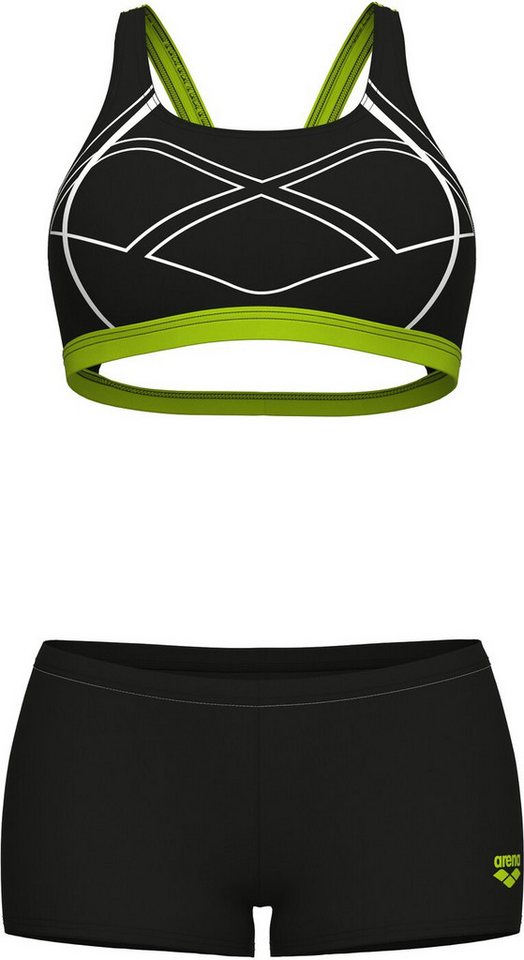 Arena Bustier-Bikini WOMEN'S ARENA GRAPHIC SWIMSUIT SWIM von Arena