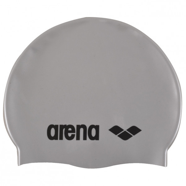 Arena - Classic Silicone - Badekappe grau/schwarz von Arena