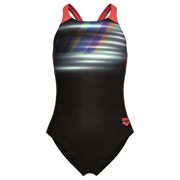 Arena - Girl's Fading Swimsuit V Back L - Badeanzug Gr 164 schwarz von Arena