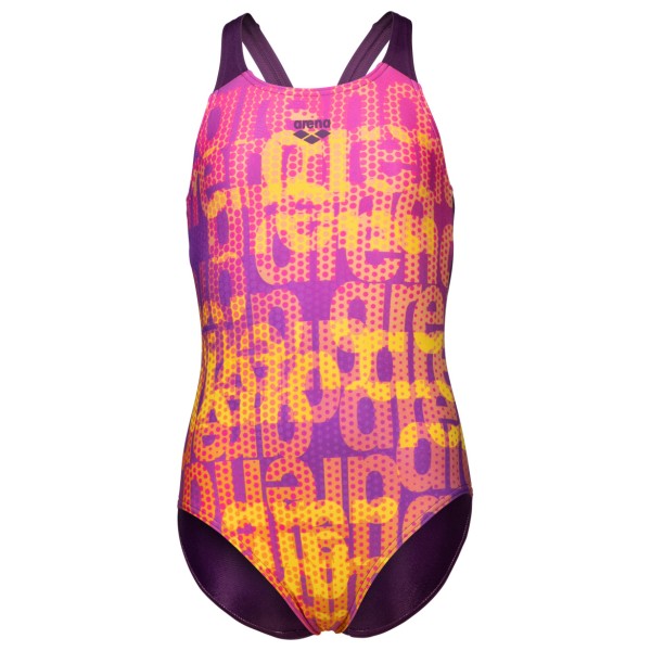 Arena - Girl's Multi Colours Swimsuit V Back - Badeanzug Gr 164 rosa von Arena