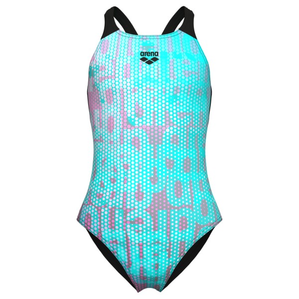 Arena - Girl's Multi Colours Swimsuit V Back - Badeanzug Gr 164 türkis von Arena