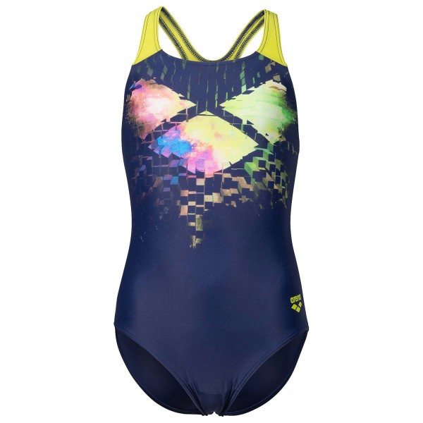 Arena - Girl's Multi Pixels Swimsuit Swim Pro Back - Badeanzug Gr 116 blau von Arena