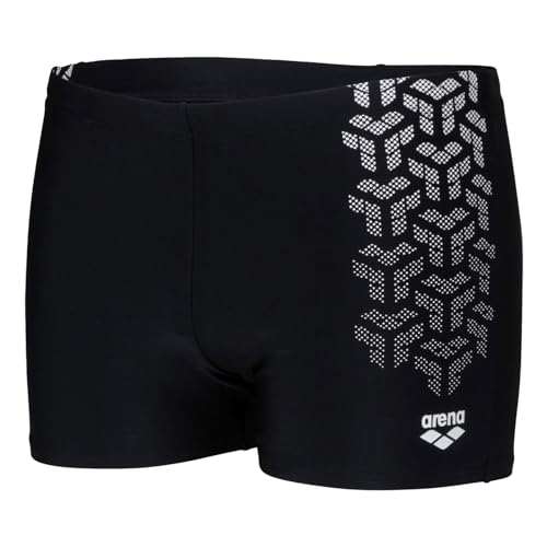 Arena Herren Badehose Badeshorts Trunks Schwimmhose Swimwear Kikko V Swim Short, Farbe:Schwarz, Artikel:-510 Black/White, Größe:8 von Arena