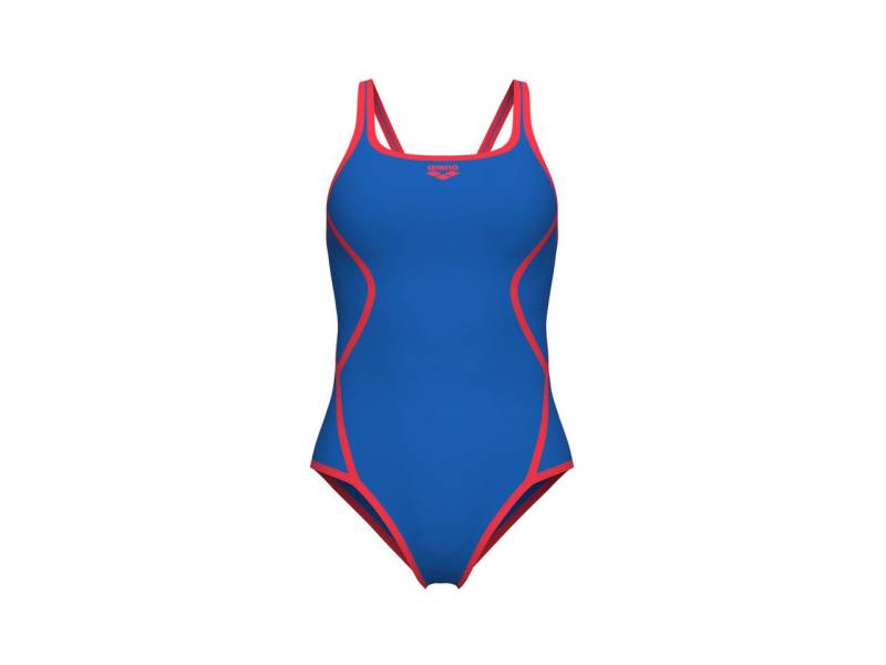 Arena Schwimmanzug Pro_File - Damen Badeanzug - Blau/Orange von Arena