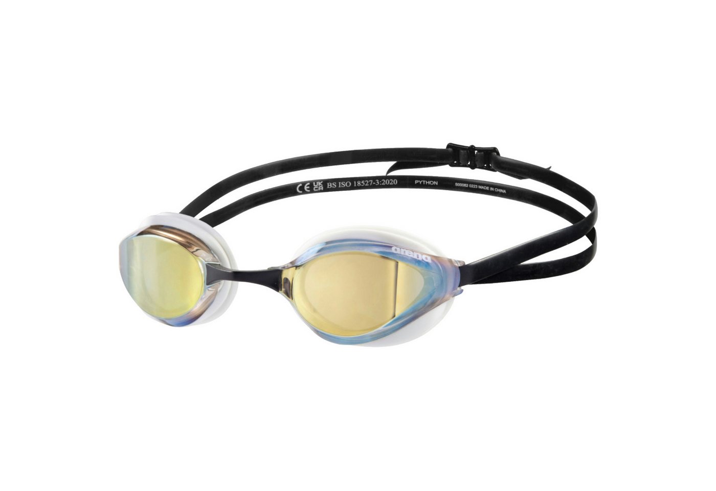 Arena Schwimmbrille arena Python Mirror, (1-St), Anti-Fog Beschichtung und UV-Schutz von Arena