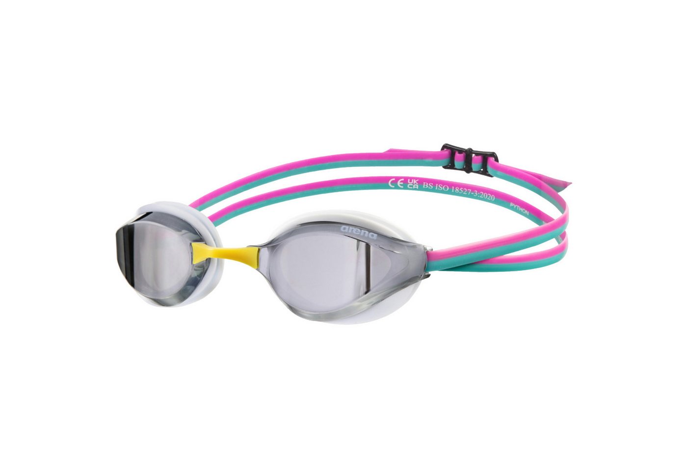 Arena Schwimmbrille arena Python Mirror, (1-St), Anti-Fog Beschichtung und UV-Schutz von Arena