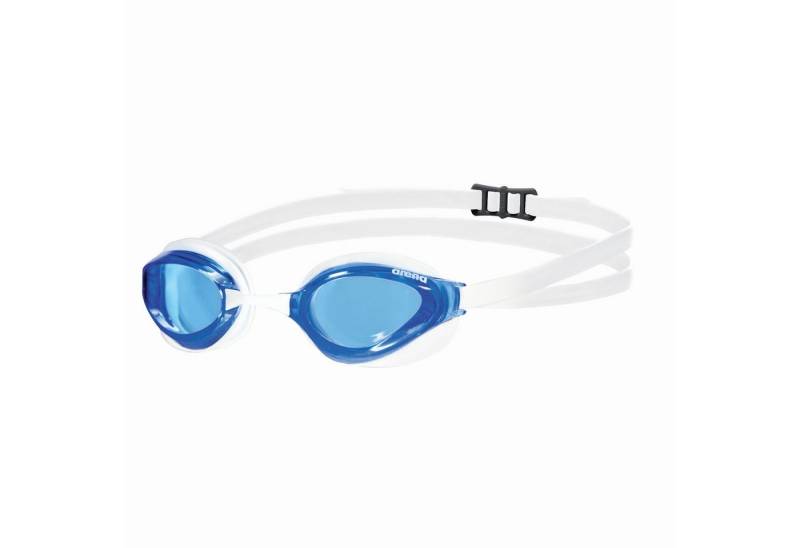 Arena Schwimmbrille arena Python clear blue-white-white, (1-St), Anti-Fog Beschichtung und UV-Schutz, 
Hydrodynamisch optimiert von Arena
