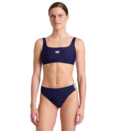 ARENA Women's Icons Bralette SOLID Two Pieces Navy-White - 34 von ARENA