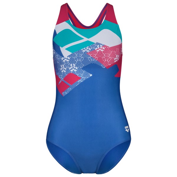 Arena - Women's Logo Kikko Swimsuit Controlpro Low B - Badeanzug Gr 40 blau von Arena