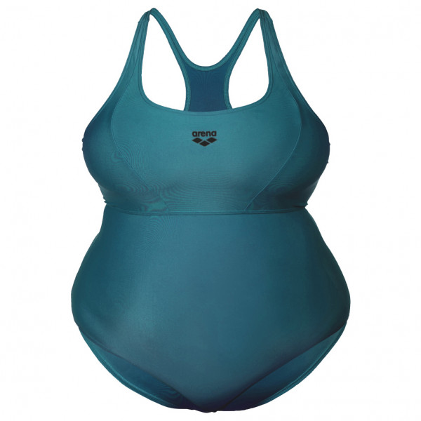 Arena - Women's Solid Swimsuit Control Pro Back Plus - Badeanzug Gr 52/54;56/58 blau/türkis;schwarz von Arena