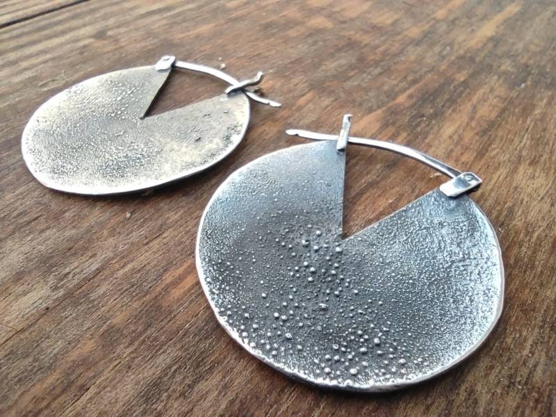 Alte Silberreifen - Silberohrringe von ArenasArtesanias