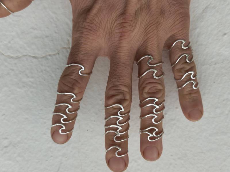 Wellenring Aus Sterlingsilber Wellenring Aus Sterlingsilber von ArenasArtesanias