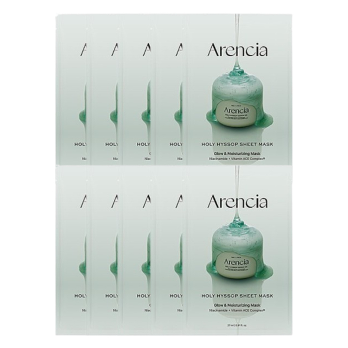 Arencia - Arencia - Holy Hyssop Sheet Mask - 10pcs von Arencia