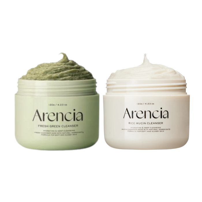 Arencia - Fresh Green Rice & Rice Mucin Mochi Cleanser  - 120g Set von Arencia