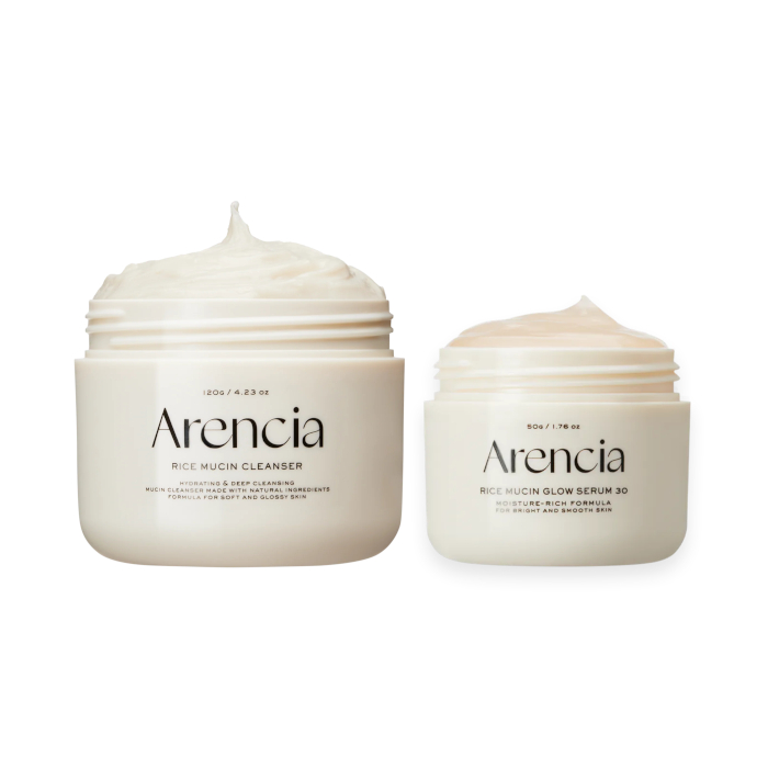 Arencia - Fresh Rice Mucin Mochi Cleanser & Serums (3ea) Set von Arencia
