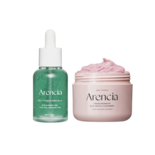 Arencia - Fresh Royal Rosehip Rice Mochi Cleanser - 120g & Holy Hyssop Serum 12 - 30ml Set Arencia - Fresh Royal Rosehip Rice Mochi Cleanser - 120g & Holy Hyssop Serum 12 - 30ml Set von Arencia