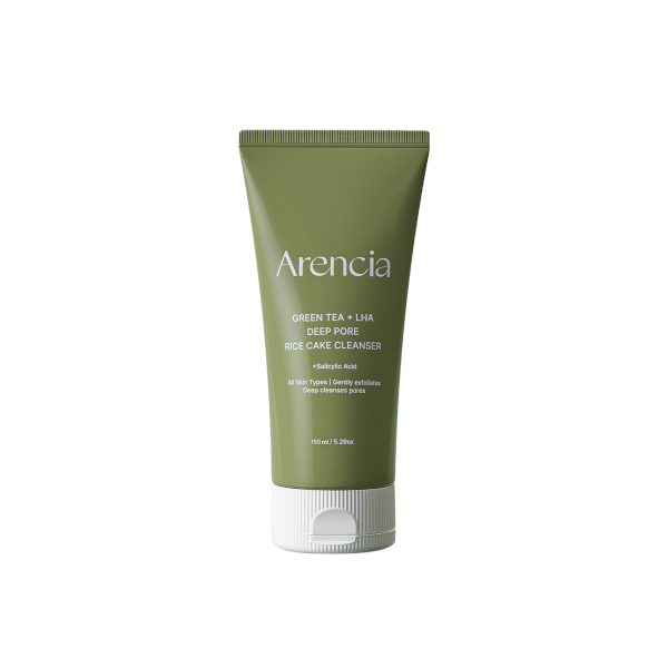 Arencia - Green Tea + LHA Deep Pore Rice Cake Cleanser - 150ml von Arencia