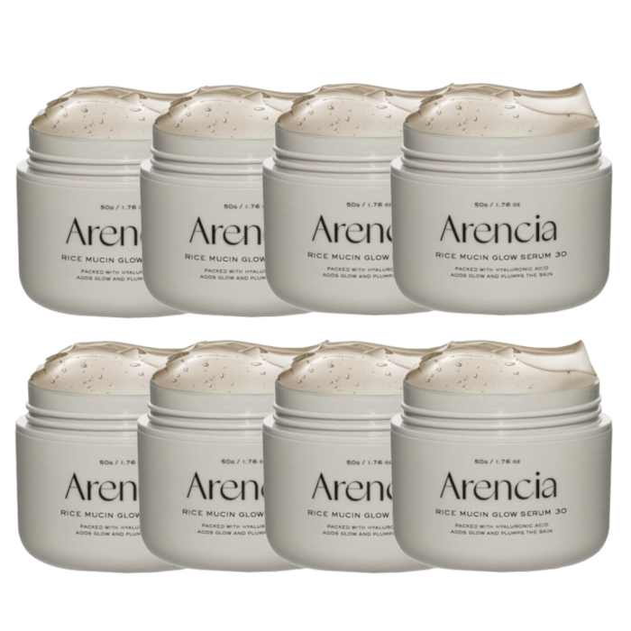 Arencia - Rice Mucin Glow Serum 30 - 50g (8ea) Set von Arencia