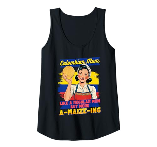 Damen Arepa Arepas A-Maize-Ing Colombian Mom Tank Top Damen Arepa Arepas A-Maize-Ing Colombian Mom Tank Top von Arepa Arepas