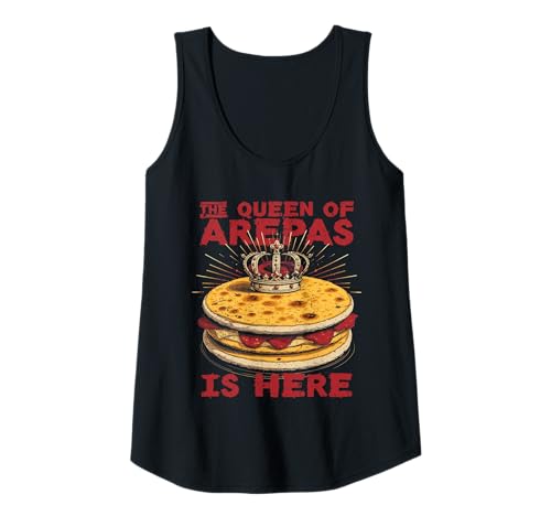 Damen Arepa The Queen of Arepas is Here Tank Top von Arepa Arepas