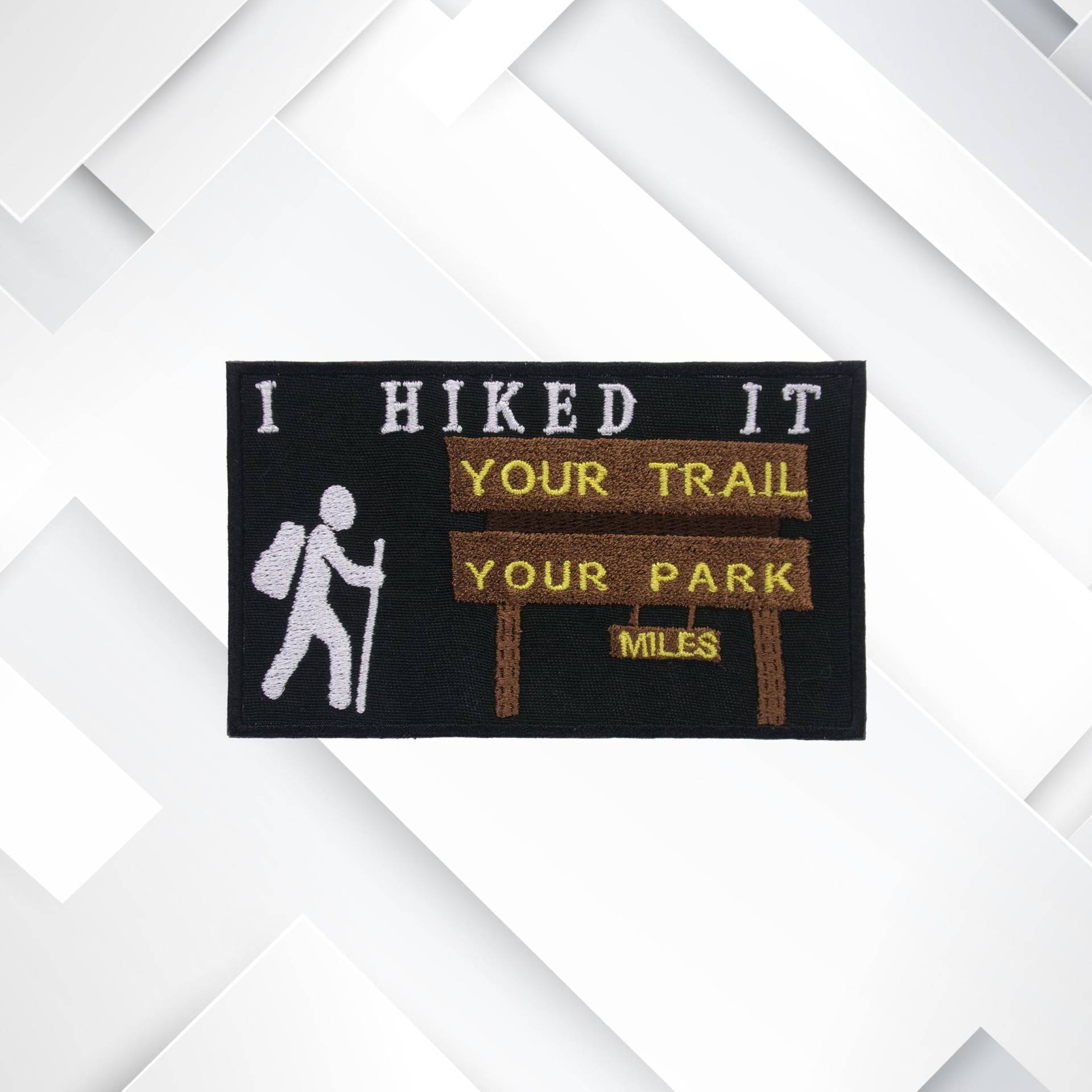 Benutzerdefinierter Weg Aufnäher Zum Aufbügeln, Gestickte Applikation Für Rucksack, Jacke, Weste, Nationalpark-Souvenir, Outdoor-Ausrüstung Benutzerdefinierter Weg Aufnäher Zum Aufbügeln, Gestickte Applikation Für Rucksack, Jacke, Weste, Nationalpark-Souvenir, Outdoor-Ausrüstung von AresDesignCo