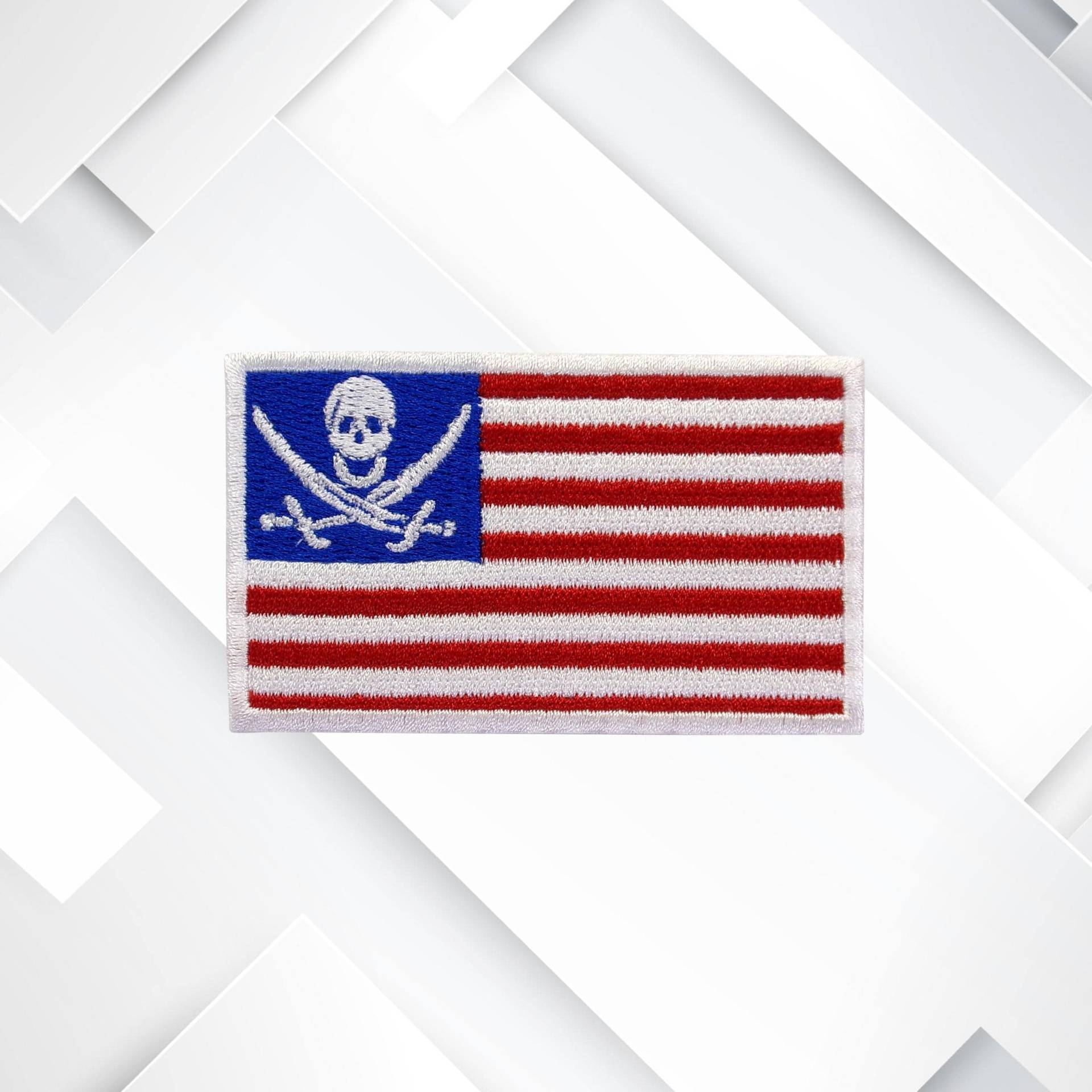 Piraten Flagge Patch Gestickt Rot Weiß Totenkopf Aufnäher Für Jacke, Weste, Rucksack, Jolly Roger Abzeichen, Rebellen Ausrüstung Piraten Flagge Patch Gestickt Rot Weiß Totenkopf Aufnäher Für Jacke, Weste, Rucksack, Jolly Roger Abzeichen, Rebellen Ausrüstung von AresDesignCo