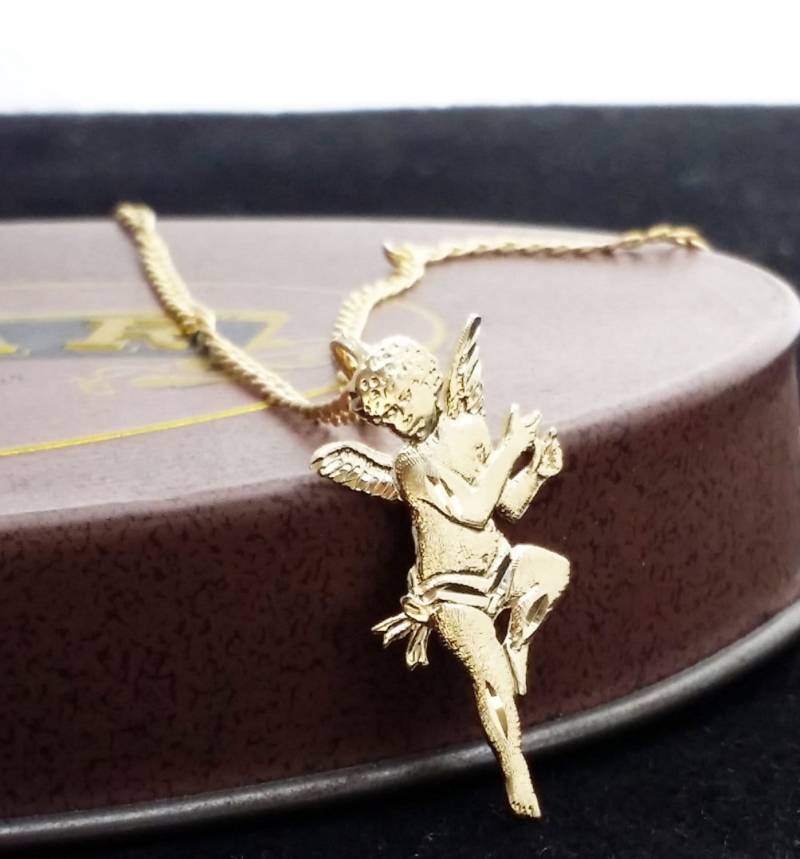 14K Engel Charm Anhänger von ArevGold